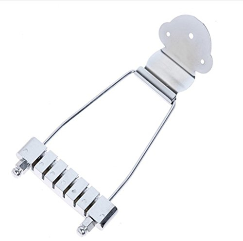 LEORX Premium Qualität 6-saitige Gitarren-Trapez Saitenhalter Steg Gitarrenteile
