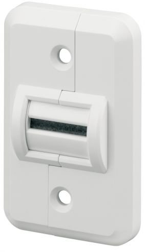 Selve Energiespar Gurtführung zum Nachrüsten, in weiß, rechteckig, bis 23 mm Gurtbreite