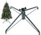 Ouvin Christmas Tree Stand 4 Foot Base Iron Metal Bracket Rubber Pad with Thumb screw (50Green)
