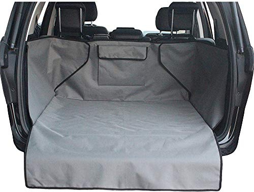 HCMAX Véhicule Housse de Siège Coffre Protection Chien Couverture de Revêtement de Cargaison Animal de Compagnie Tapis Antidérapant Imperméable Universel pour les Camions Jeeps de SUV