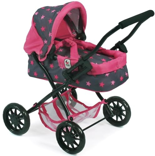Bayer Chic 2000 555 82 Puppenwagen Smarty, Sternchen pink