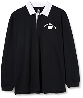 Supportershop Poloshirt Neuseeland Langarm