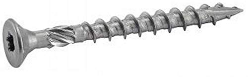 100X Spanplattenschrauben Senkkopf 5x120/50 Torx Fassaden Edelstahl A2