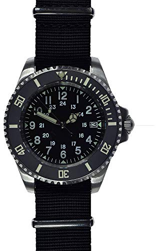 MWC Diver Automatico Acciaio Nero Datario Ceramica Zaffiro Datario Orologio Uomo