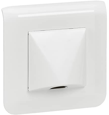 LEGRAND - Sortie de Câble Mosaic - Avec Serre-Câble - Pour Câbles Ø5 mm à Ø13 mm - Connexion par Câble 2,5 mm² - Fabriqué En France - Blanc