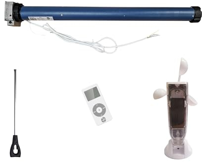 heicko Elektronisches Markisenmotor-Set mit Notkurbelfunktion, 50 Nm, Funk, Wind-/Sonnensensor (1 ST)