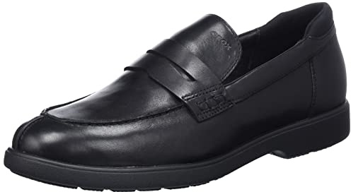 Geox U Spherica Ec11 Wide, Mocassini Oxford Uomo, C 9999 Black, 41 EU