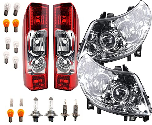 Johns, Scheinwerfer Halogen passend für Fiat Ducato und Heck Leuchten Satz 06-10 Leuch.