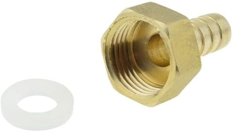 Messing-Schlauchfitting 4mm 6mm 8mm 10mm 12mm 19mm Barb Tail 1/8 1/4 1/2 3/8 Gewinde Air Water Pipe Connector Joint Coupler Adapter-PCF,32mm Barb,3/8