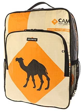 More Than Hip Trong Laptop Rucksack - 15,6 Zoll Laptoptasche aus Recycelten Zementsäcke Backpack Herren und Damen Wasserbeständig 15.6L