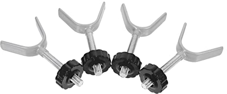 YARNOW Y-Förmiger Bolzen 4 Stück Y-Förmige Geländerbolzen mit Muttern Treppenzubehör für Babygitter Sicherheitsgitter Hunde Isolationszaun Innenzaun Passend für Druckmontage von Sicherheitstüren