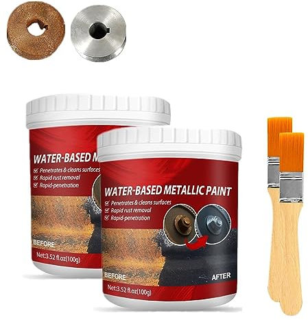 EXQST Rostentfernungs-Konvertierungsmittel, Metallbeschichtung, wasserbasiertes Metall-Rostentfernungsmittel, multifunktionales universelles Rostentfernungs-Konvertierungsmittel-Gel
