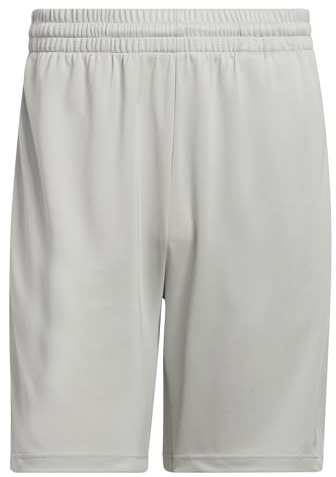 Adidas Legends 3-Stripes Basketball Shorts, Herren Shorts, Metal Grey/White, IR5556