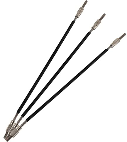 OFFSCH Corda di Coda Ricambio per Filo D'acciaio Nero Violino 4/4 per Coda 3 Pezzi Connessione Stabile per Prestazioni Migliori
