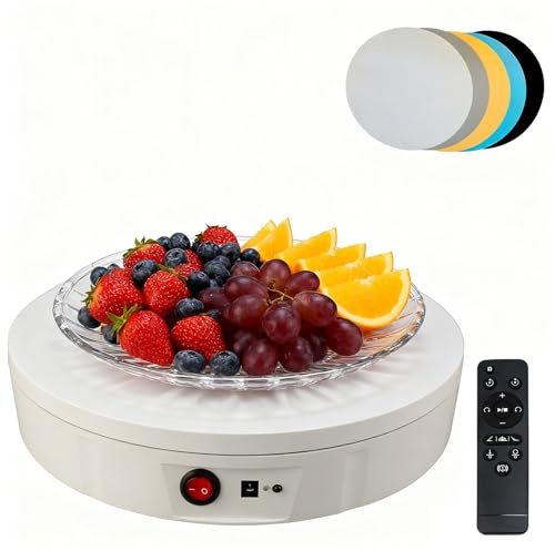 Electric Rotating Display Stand with Remote Control | 360° Rotatable Turntable, 100KG Load-Bearing Capacity , Suitable for Product Display, live Broadcast, Photography