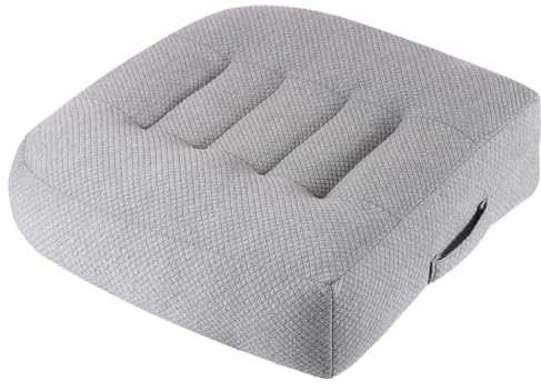 WYJHNLBEDC Sitzkissen/Stuhlkissen 50x50X15 cm Bürostuhl Gray Large | Rutschfeste Sitzauflage/Sitzerhöhung Auto für Esstisch Stühle/Bürostuhl/Rollstuhl/Gartenstühle/Sofa Rücken Sitzkissen