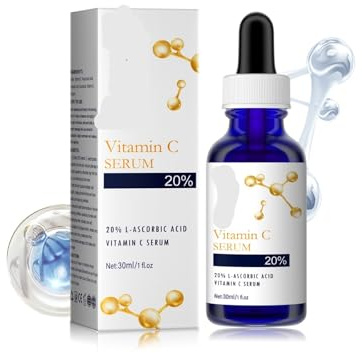 Sérum À La Vitamine C - Anti-âge, Éclaircissant, Antirides, Hydratant, Protège La Barrière Cutanée, Atténue Les Ridules, For Une Peau Jeune Et Saine(2PCs)