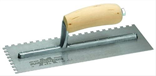 Flooring & Tiling Notched Trowel 3/16 X 1/8 X 3/16 Square