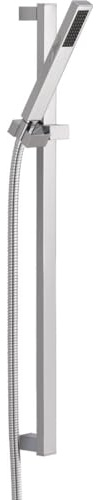 Delta Faucet Vero Single-Spray Touch-Clean Wall-Mount Slide Bar Hand Held Shower with Hose, Chrome 57530