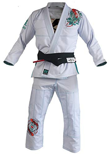 FLUORY BJJ Gi for Ladies Women Brazilian Jiu Jitsu Suit Female Kimonos Women BJJ Uniform