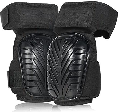 Genouillères professionnelles pour le travail, avec rembourrage en mousse robuste, coussin en gel confortable, sangles antidérapantes réglables pour jardinage, sol, bricolage, nettoyage