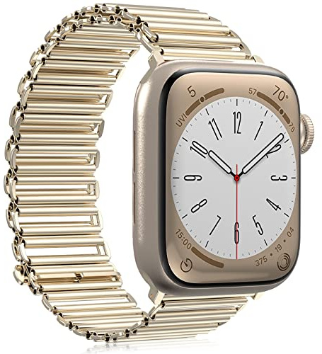 Metallarmband för Apple Watch 41 mm, 40 mm, 38 mm, armband i rostfritt stål för Apple Watch Ultra/iWatch serie 8, 7, 6, 5, 4, 3, 2, 1, SE