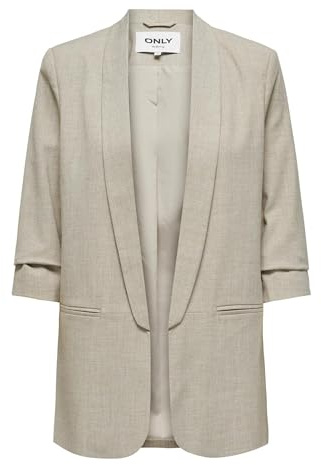 ONLY Onlelly 3/4 Life Blazer TLR Noos, Blazer Mujer, White Pepper, 42
