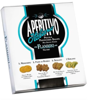 Biscotti Flamigni Pasticceria Salata Assortita Aperitivo Italiano Box da 520