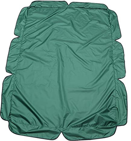 ANDRESLAD Schwingabdeckung Staubschutz Schaukel Im Freien Gartenstuhl Schatten Terrassenschaukelteile Austausch des Schaukeldachs Schwingschatten Strapazierfähige Hängematte Green