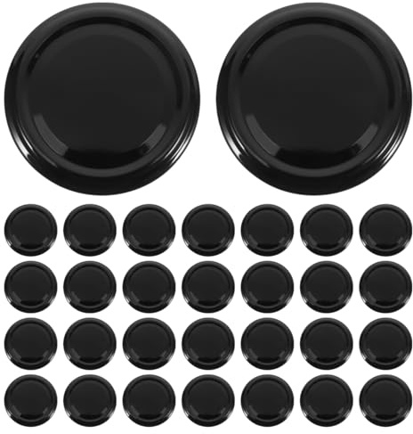 Couvercle Pot Confiture, 50pièces Couvercles Hermétiques Pour Bocaux Verre Lot De Réutilisables Pour Conserve Et Stockage Alimentaire Design Élégant Et Étanche Pour Préserver Vos