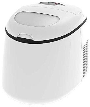 Macchina per il ghiaccio portatile per la casa Macchina per il ghiaccio da banco - Ottima per feste con cocktail 5 indicazioni LED e promemoria chiari Macchina per la produzione di ghiaccio elettric