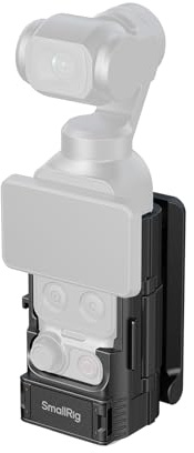 SMALLRIG Vikbar magnetisk hållare för DJI Osmo Pocket 4 Pro/4-6009 | 180° justerbar fäste med tillbehörsklämma 1/4-20 tråd, magnetisk förlängningsadapter
