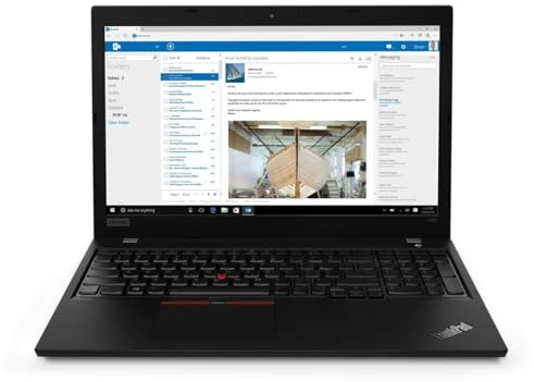 Lenovo ThinkPad L590 Ordinateur Portable, Intel Core i5-8265U, 15.6 FHD(1920x1080), 16 Go de RAM, SSD de 256 Go, Clavier QWERTY Américain, HDMI, Windows 11 Pro (Reconditionné)