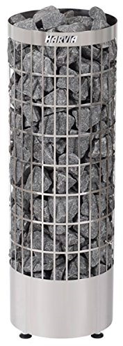 Harvia Cilindro Saunaofen - PC70E 6,8 kW wird separates Steuergerät benötig, Farbe: Edelstahl