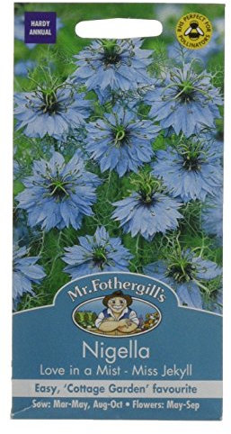 Mr. Fothergill's Nigella Miss Jekyll Flower Seeds, blue