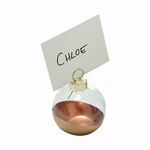 Ginger Ray Rose Gold getauchte Glaskugel-Platzkartenhalter 6 Stück Metallic Star