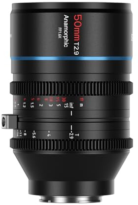 SIRUI 50mm T2.9 1.6x Full-Frame Anamorphic Lens Cinema Lens (RF Mount)