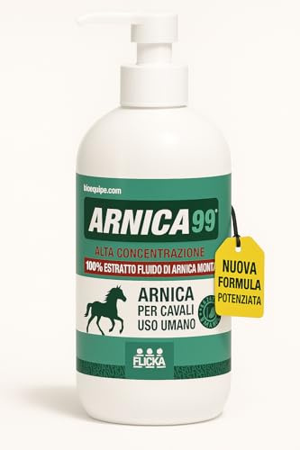 Arnica gel forteArnica Per Cavalli Uso Umano 500ML e Intensa, ARNICA 99 per cento pomata per massaggi antinfiammatoria,arnica per cavalli, balsamo cavallo riscaldante (500 ml (flacone))