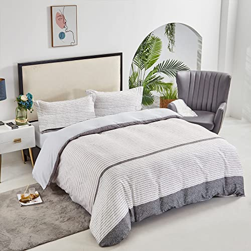 Dalina Funda Nórdica para Cama 90, Juego de 3 Piezas Estampada - Incluye Funda de Edredón 150x220cm, Bajera Ajustable 90x190cm y 1 Funda de Almohada 45x70cm - Microfibra Suave y Transpirable