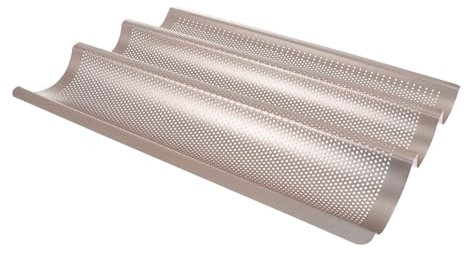MAGICLULU 1stk -form Loaf Pfannen Für Backen Brot Mehrzweck Backformen Nonstick Loaf Pan 3 Slot Brot Pan Brot Backen Pan Antihaft Material Kohlenstoffstahl Backpinsel
