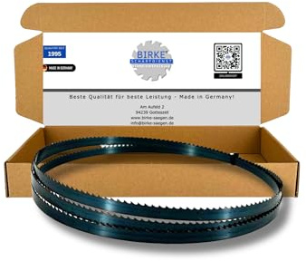 Birke® FLEXBACK & UDDEHOLM Bandsägeblätter 1790mm Breite 6-15mm für Weich- und Hartholz (1790x10x0,65 6ZpZ (FLEXBACK))