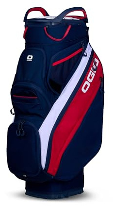OGIO Golfschalldämpfer-Tasche (Rot/Weiß/Blau)