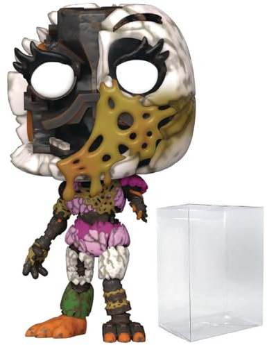 POP Five Nights at Freddy's: Security Breach – Ruined Chica Funko Vinyl-Figur (zusammen mit kompatibler Box-Schutzhülle), mehrfarbig, 9,5 cm