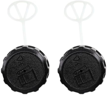 MCHNIC 2x Tankdeckel für 43cc 47cc 49cc 52cc Motorsense Rasentrimmer Freischneider Rasenmäher Kraftstofftank Benzintank