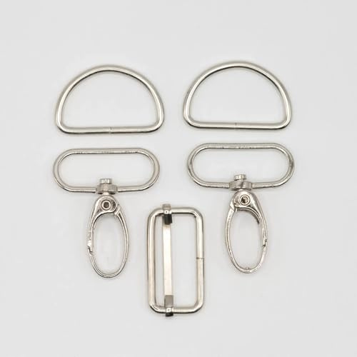 SLANTASTOFFE BRINGEN SIE UNSEREM STOFF LEBEN Taschenzubehör Taschen Accessoires Set Metall Breite 3 cm