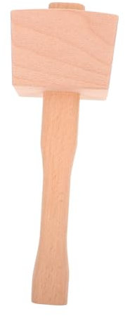 MAGICLULU Wooden Mallet Woodworking Hammer for Carpenters Ergonomic Grip Heavy Duty Craft Tool for Wood and Hand Tools