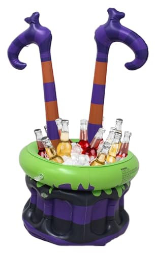 Drinks Cooler - Ice Bucket Inflatable Palm Tree | Garden Party Drinks Chiller | Tall Tropical Beverage Holder | Blow-Up Ice Bucket | Inflatable Palm Tree Cooler | Blow-Up