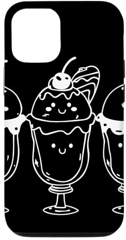 Hülle für iPhone 12/12 Pro Eisbecher Comic Look Glace Fruchteis