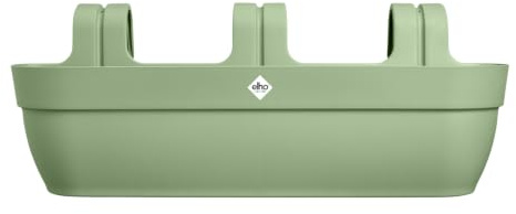 Elho vibia campana easy hanger XXL 70cm fioriera - Pistache Green | Lungh. 23.7 x Largh. 69 x Alt. 26.8 cm | Adatto per esterni | Plastica riciclata al 100%