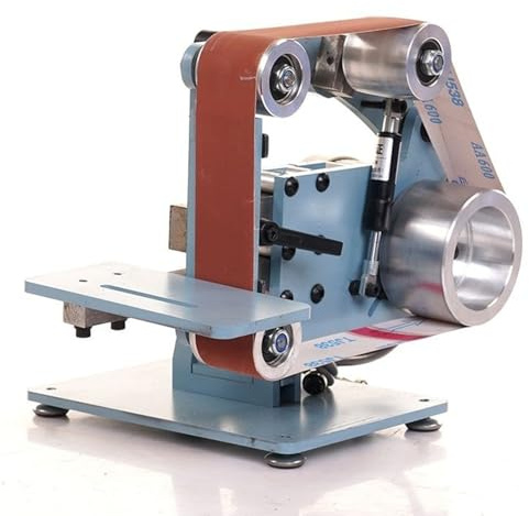 MiBoce 915x50mm Electric Belt Sander, Vertical & Horizontal Polishing Grinder, with 750W Power, Quick Grinding, Low Noise, Multifunctional for Deburring and Polishing